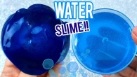 ASMR 3 WATER SLIME TEST How to make WATER GLOSSY slime in 1 minute at home