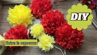 ЧАРІВНІ КВІТИ ІЗ СЕРВЕТОКPaper FlowersDIY
