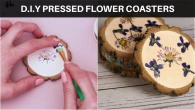 Pressed Flower Coasters