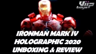 THE BEST UNBOXING AND REVIEW IRON MAN MK4 Holographic Version Exclusivo 2020 HOT TOYS