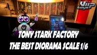 TONY STARK FACTORY IRON MAN DIORAMA HOT TOYS 1/6 THE BEST DIORAMA IN THE WORLD