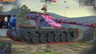 ИМБОВЫЙ ТАНК  М60 НА КОЛОБАНОВА ТАЩИТ ПРОТИВ СТАТИСТА  WoT Blitz