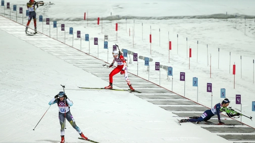 Broadcast: Women. Sprint. Warm-up