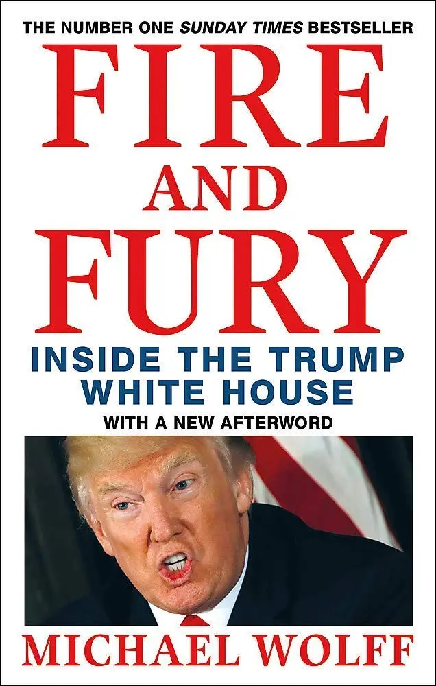 Обкладника "Fire and Fury" Обкладинка "Fire and Fury"