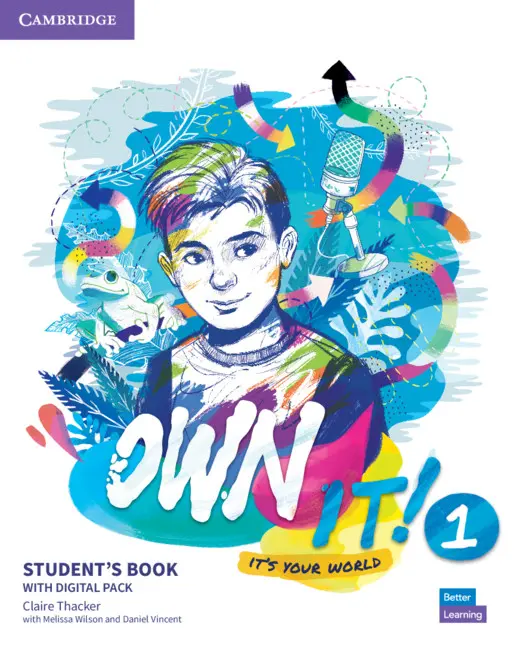 Обкладника "Own it! Level 1. Student's Book with Practice Extra" Обкладинка "Own it! Level 1. Student's Book with Practice Extra"