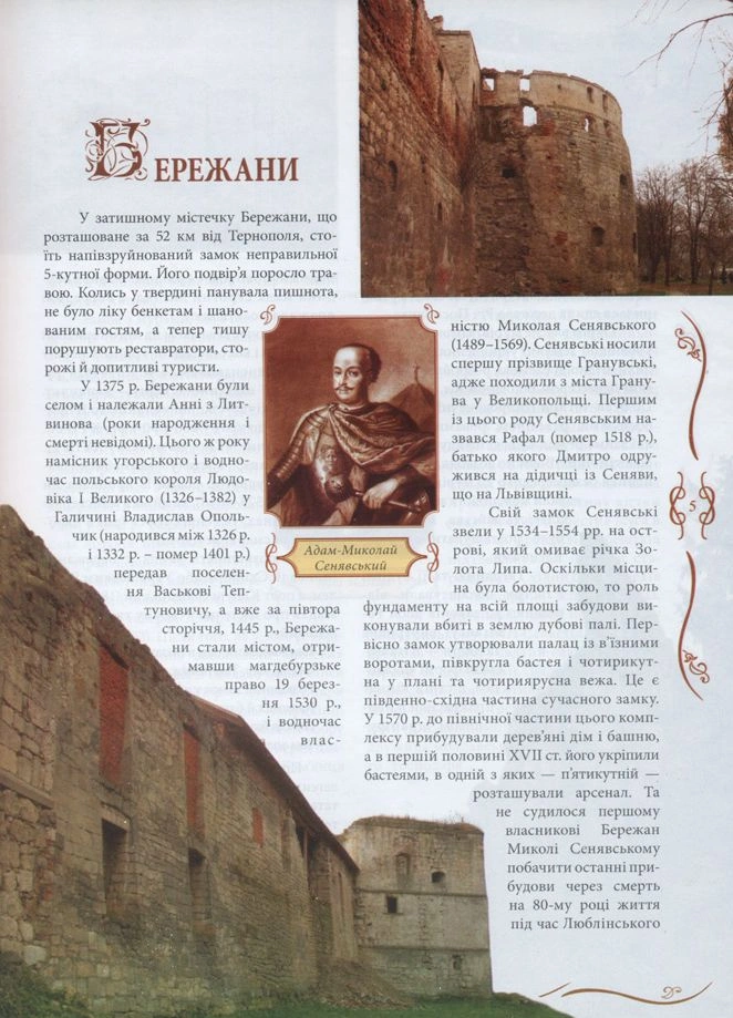 Замки і фортеці Тернопілля