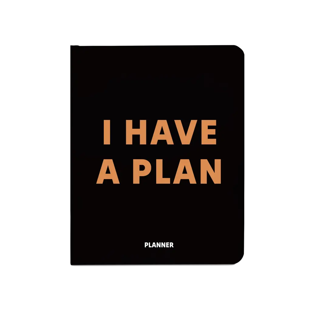 Обкладника "Блокнот для планування "I HAVE A PLAN" чорний" Обкладинка "Блокнот для планування "I HAVE A PLAN" чорний"