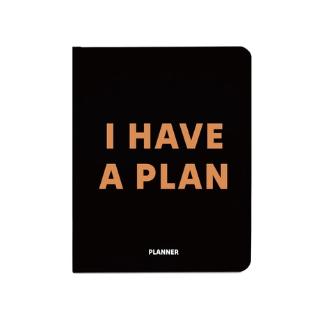 Блокнот для планування "I HAVE A PLAN" чорний