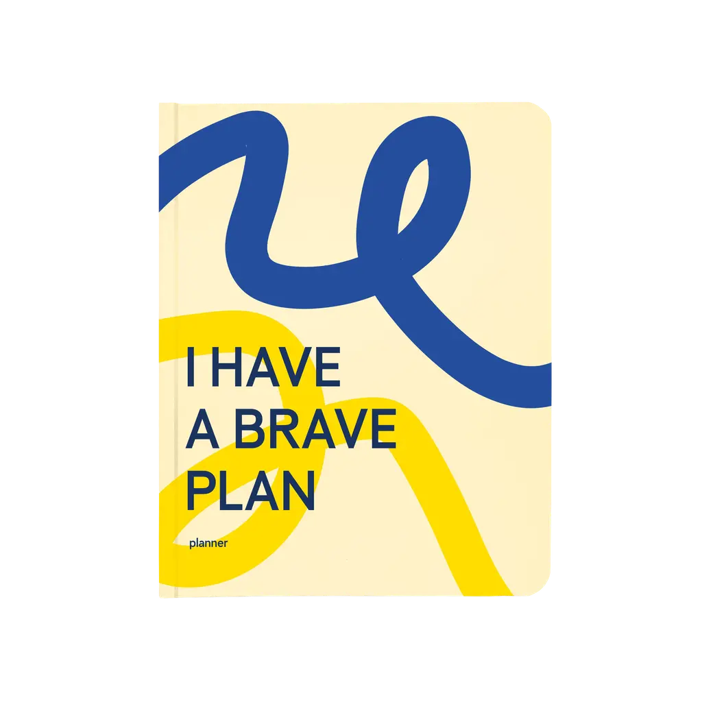 Обкладинка "Блокнот для планування "I HAVE A BRAVE PLAN" патріотичний"