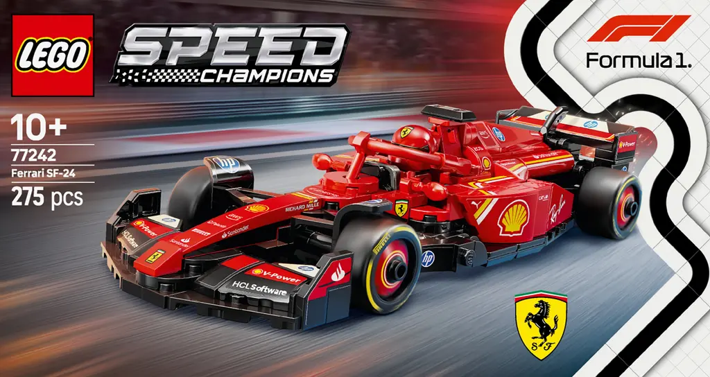 Обкладинка "Конструктор LEGO Автомобіль для перегонів F1® Ferrari SF-24"