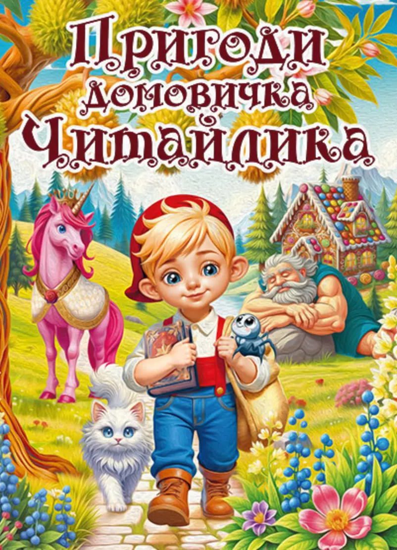 Обкладинка "Пригоди домовичка Читайлика"