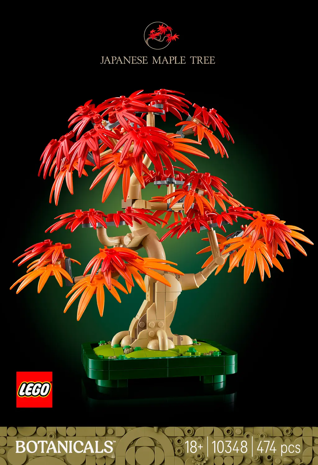 Обкладника "Конструктор LEGO Бонсай з японського червоного клена" Обкладинка "Конструктор LEGO Бонсай з японського червоного клена"