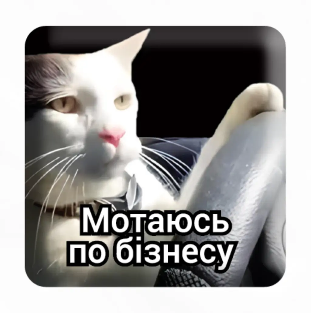 Обкладника "3D стікер «Мoтаюсь по бізнесу»" Обкладинка "3D стікер «Мoтаюсь по бізнесу»"