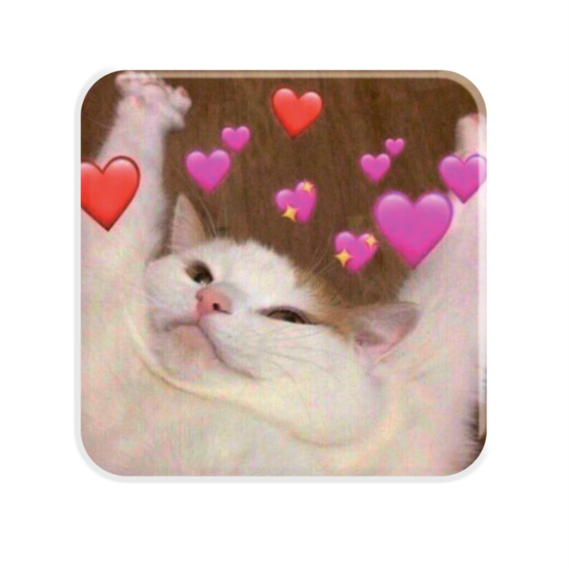 3D стікер «Cat love»