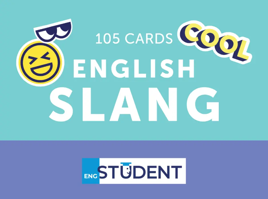 Обкладника "Картки для вивчення - English Slang" Обкладинка "Картки для вивчення - English Slang"
