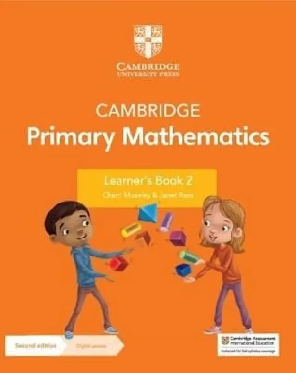 Обкладника "Cambridge Primary Mathematics (2nd Edition). Learner's Book 2 with Digital Access (1 Year)" Обкладинка "Cambridge Primary Mathematics (2nd Edition). Learner's Book 2 with Digital Access (1 Year)"
