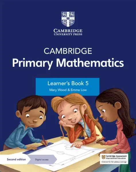Обкладника "Cambridge Primary Mathematics (2nd Edition). Learner's Book 5 with Digital Access (1 Year)" Обкладинка "Cambridge Primary Mathematics (2nd Edition). Learner's Book 5 with Digital Access (1 Year)"