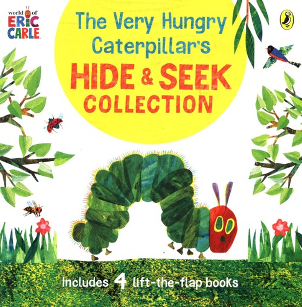 The Very Hungry Caterpillars Hide & Seek Box 4 lift-the-flap...