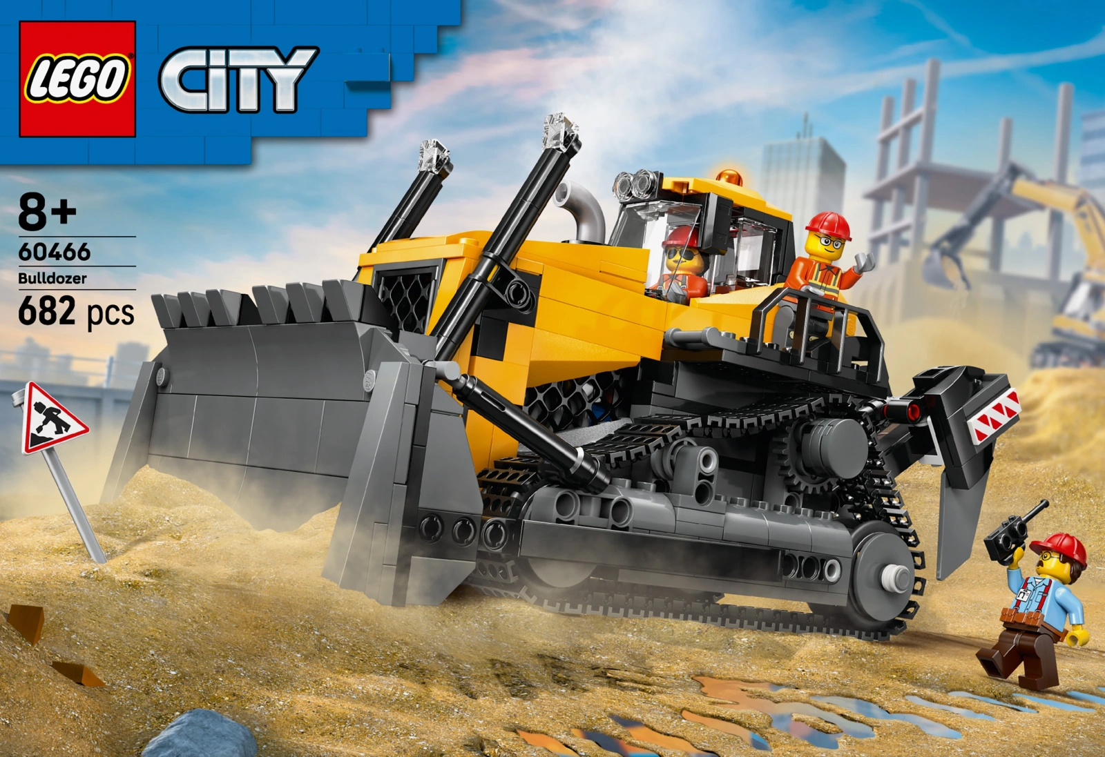 Конструктор LEGO Жовтий бульдозер