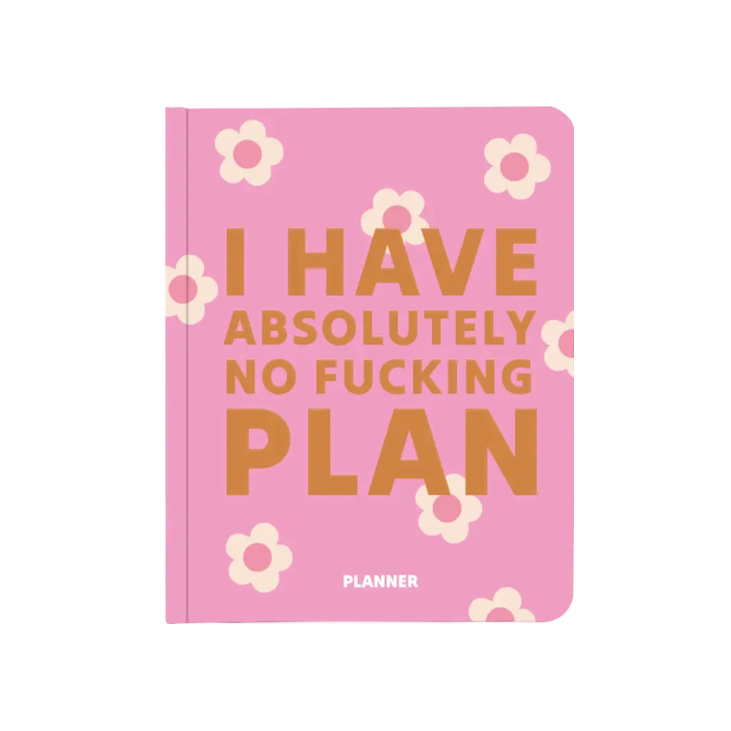 Обкладника "Блокнот для планування "I HAVE ABSOLUTELY NO PLAN" рожевий" Обкладинка "Блокнот для планування "I HAVE ABSOLUTELY NO PLAN" рожевий"