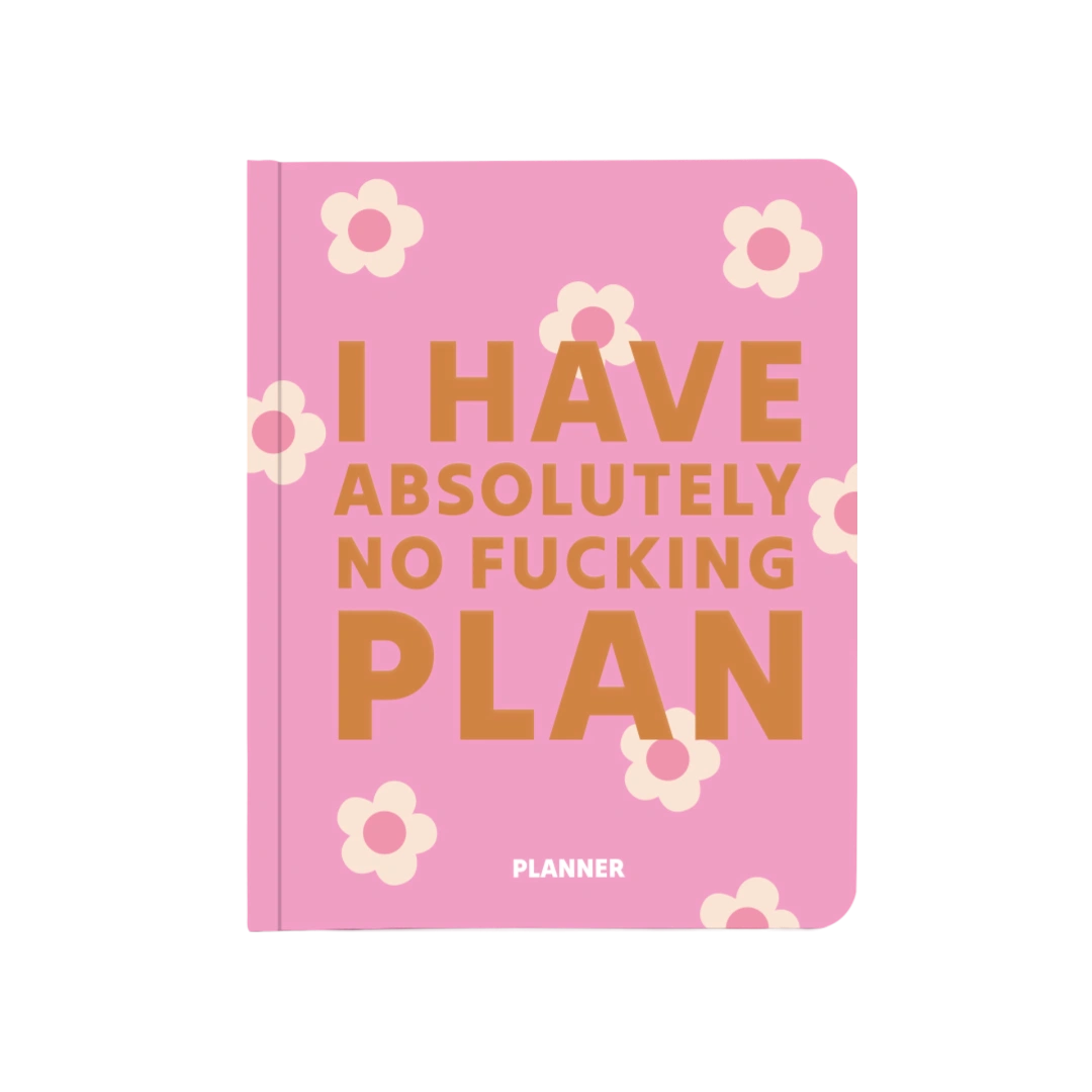 Блокнот для планування "I HAVE ABSOLUTELY NO PLAN" рожевий