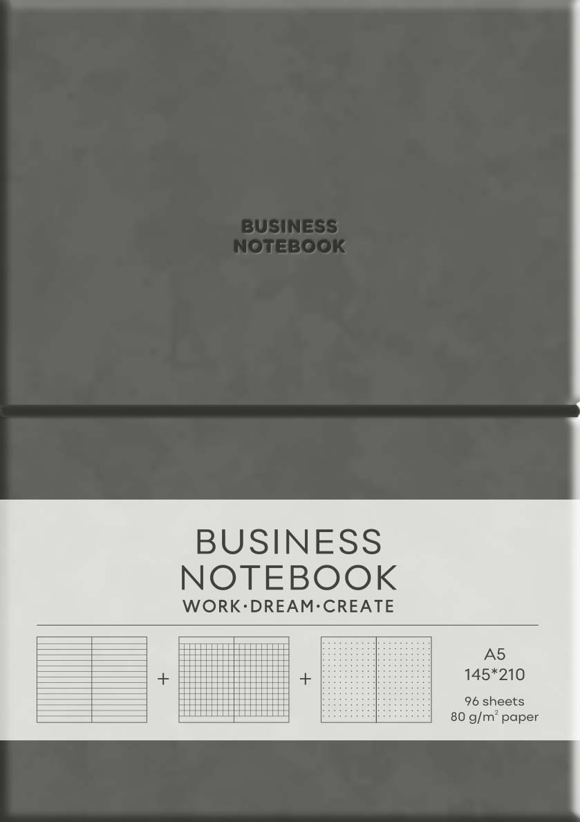 Блокнот "Business". Dark Grey