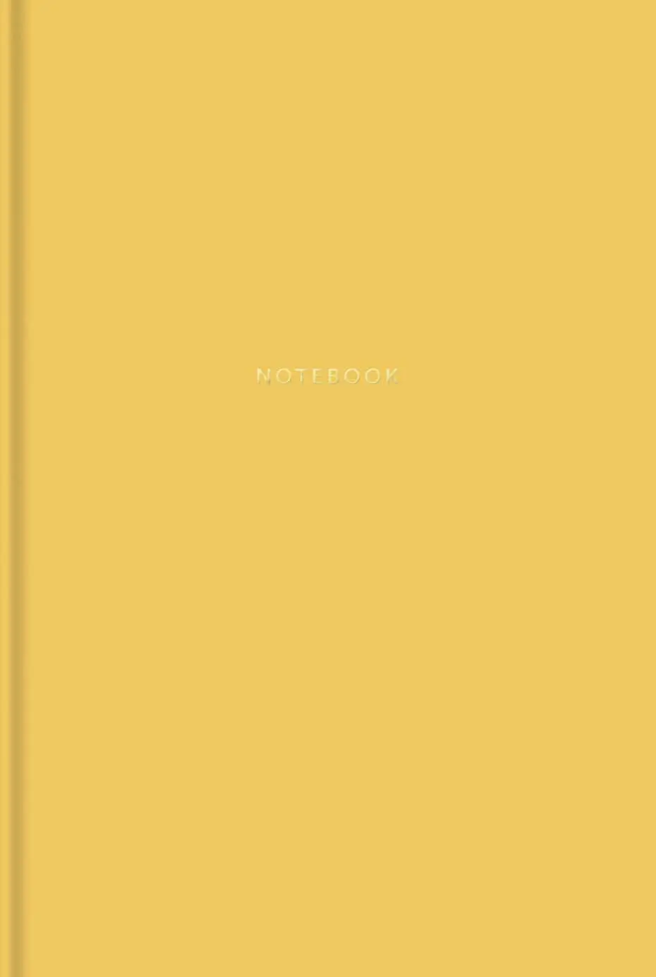 Зошит в інтегральній палітурці «Notebook» у клітинку (жовтий)