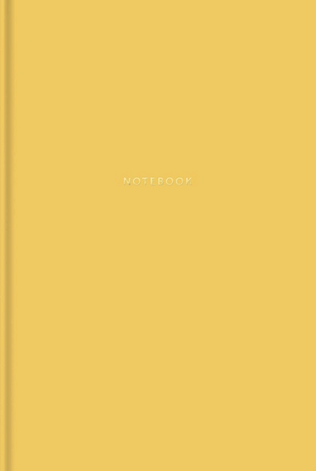 Зошит в інтегральній палітурці «Notebook» у клітинку (жовтий)