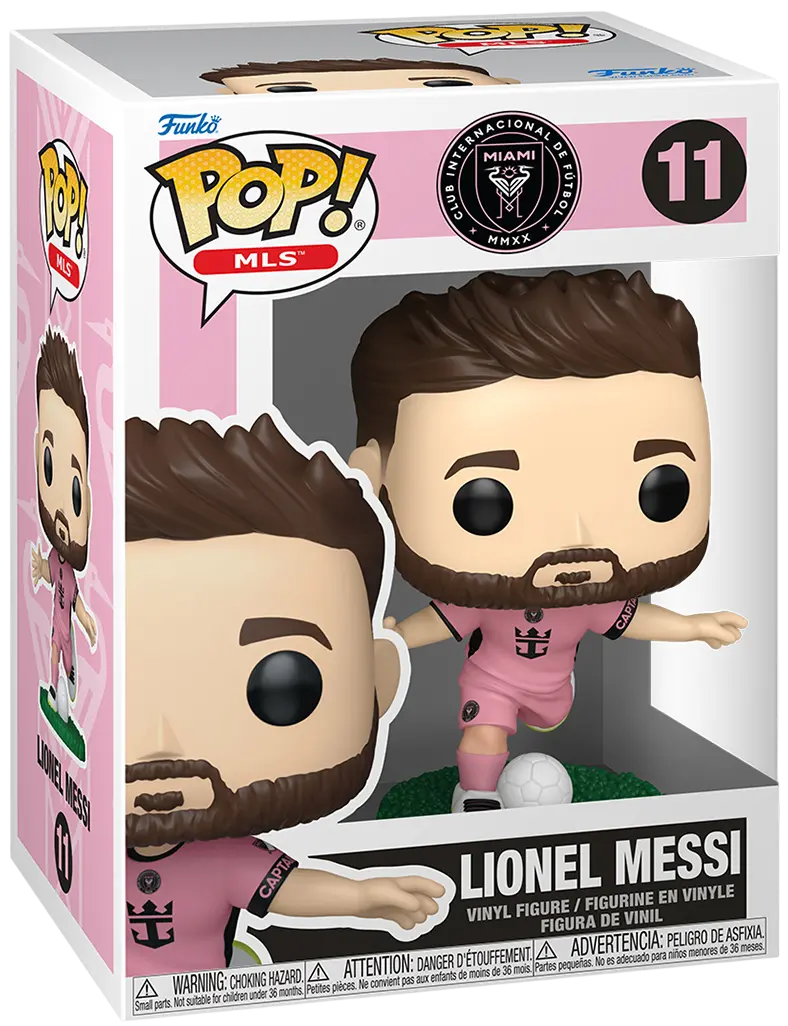 Фігурка Funko Pop Football Inter Miami Ліонель Мессі рожева форма