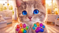 cute cat animated story of meow 0602