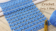 Only 1 Row crochet pattern Very Stylish and Simple Crochet Blouse, Step by Step Tutorial