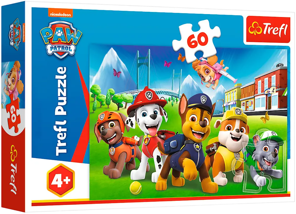 Пазл Trefl Paw Patrol Щенячий патруль на траві 60 елементів
