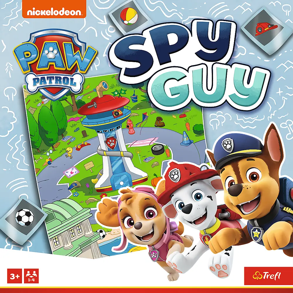 Обкладника "Настільна гра Trefl Spy Guy Щенячий патруль" Обкладинка "Настільна гра Trefl Spy Guy Щенячий патруль"