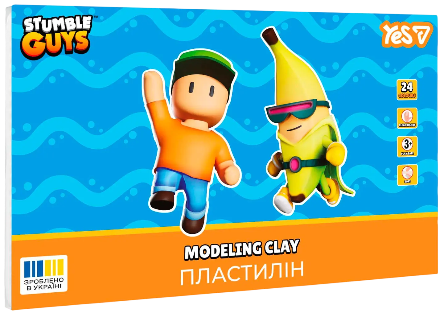 Пластилін Yes 24 кольори Stumble Guys