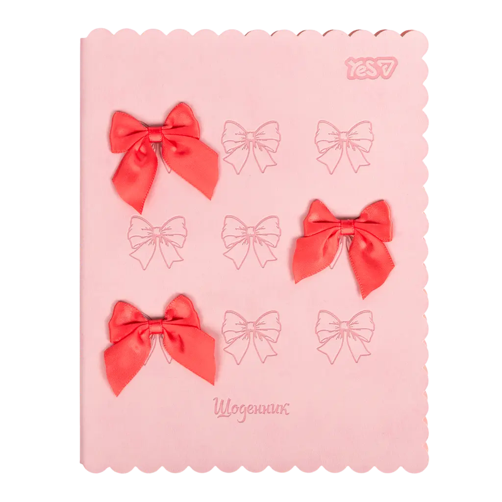 Обкладинка "Щоденник шкільний Yes Ribbons PU 40 аркушів"