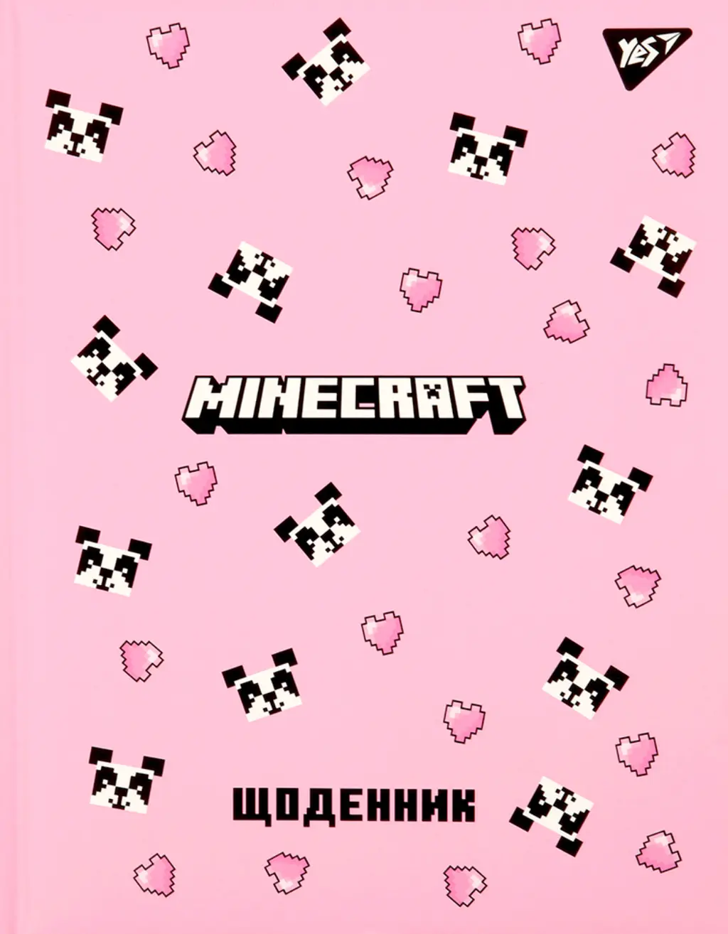 Обкладинка "Щоденник шкільний YES Minecraft Spring 40 аркушів"
