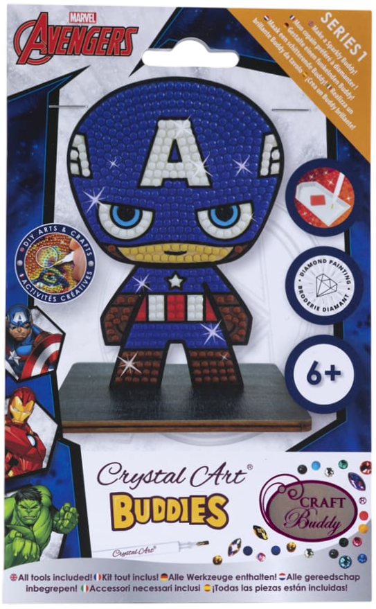 Набір для творчості Crystal Art "Капітан Америка"