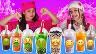 СПРОБУВАЛИ НАЙЖАХЛИВІШІ СМАКИ BUBBLE TEA| ТЕСТУЄМО BUBBLE TEA