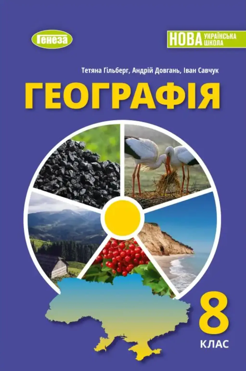 Обкладника "Географія. 8 клас. Підручник" Обкладинка "Географія. 8 клас. Підручник"