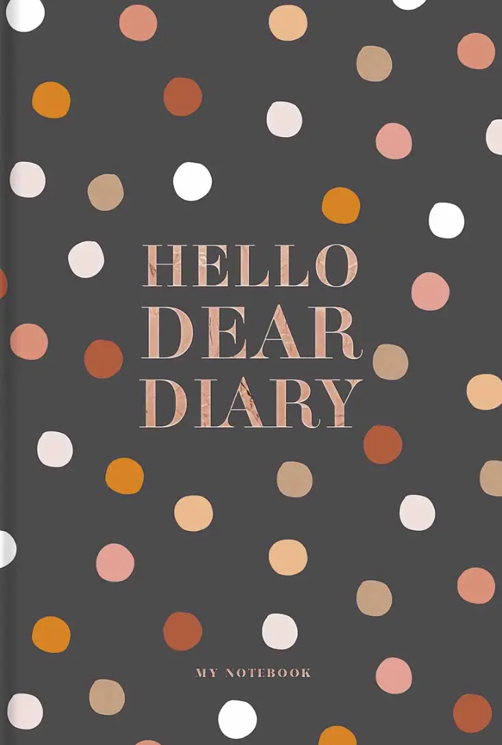 Обкладинка "Зошит для записів у клітинку «Hello dear diary»"