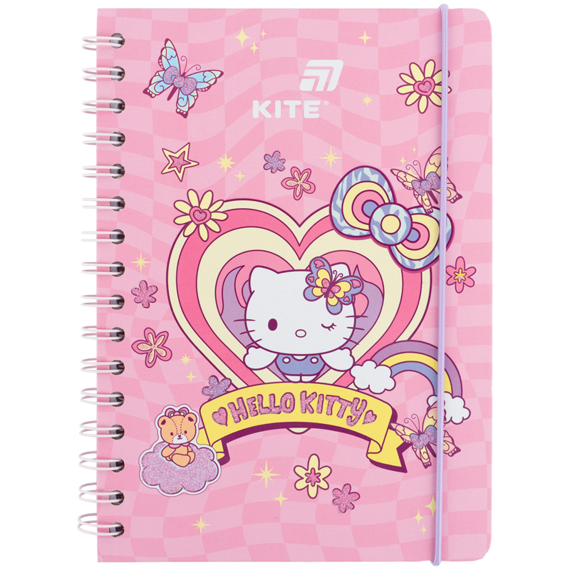 Блокнот на спіралі Kite Hello Kitty (A5, 80 аркушів)