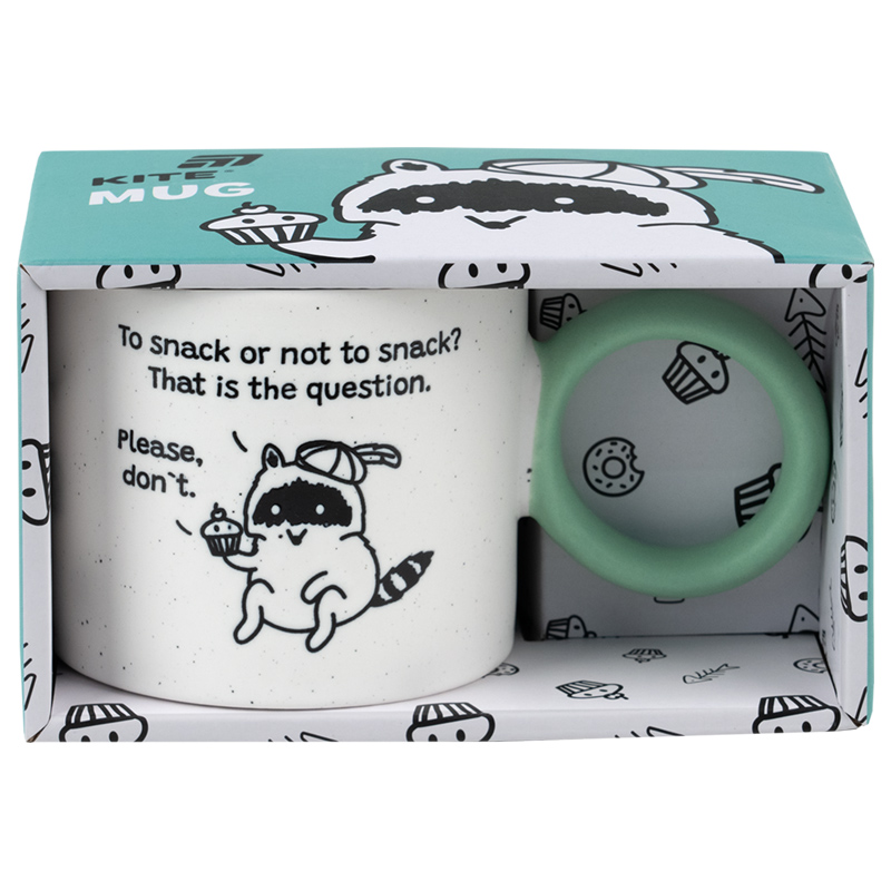 Чашка Kite Cupcake racoon, 370 мл