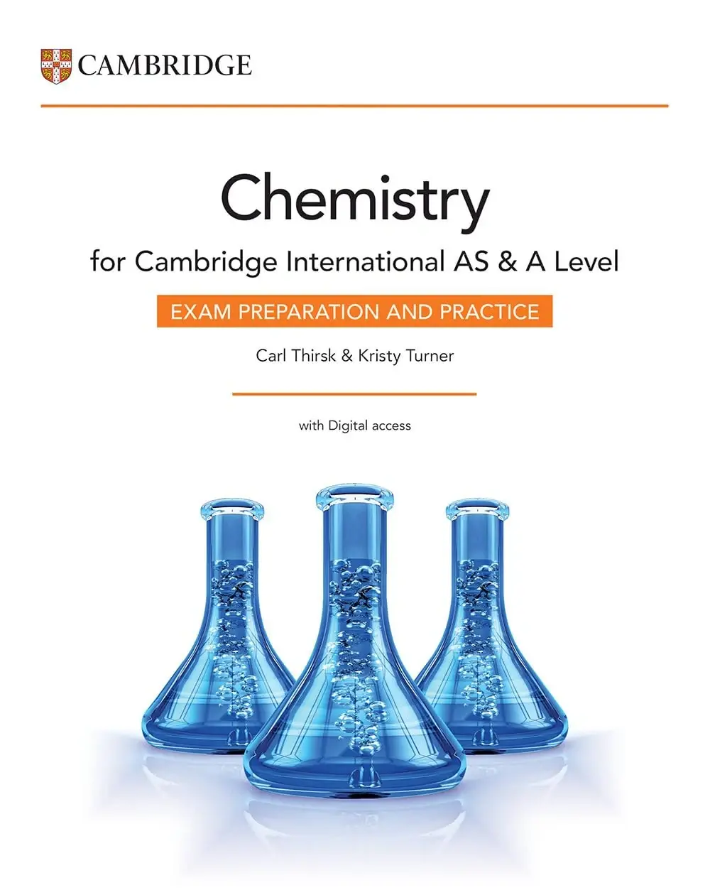 Обкладника "Cambridge International AS & A Level Chemistry Exam Preparation and Practice with Digital Access" Обкладинка "Cambridge International AS & A Level Chemistry Exam Preparation and Practice with Digital Access"