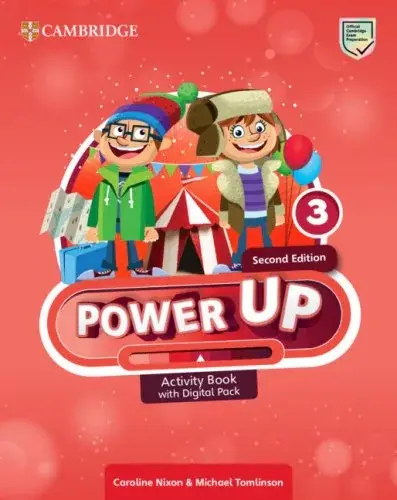 Обкладника "Power Up 2nd Edition Level 3 Activity Book with Digital Pack" Обкладинка "Power Up 2nd Edition Level 3 Activity Book with Digital Pack"