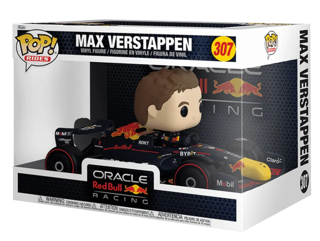 Обкладинка "Фігурка Funko Pop Formula one Макс Ферстаппен у машині"