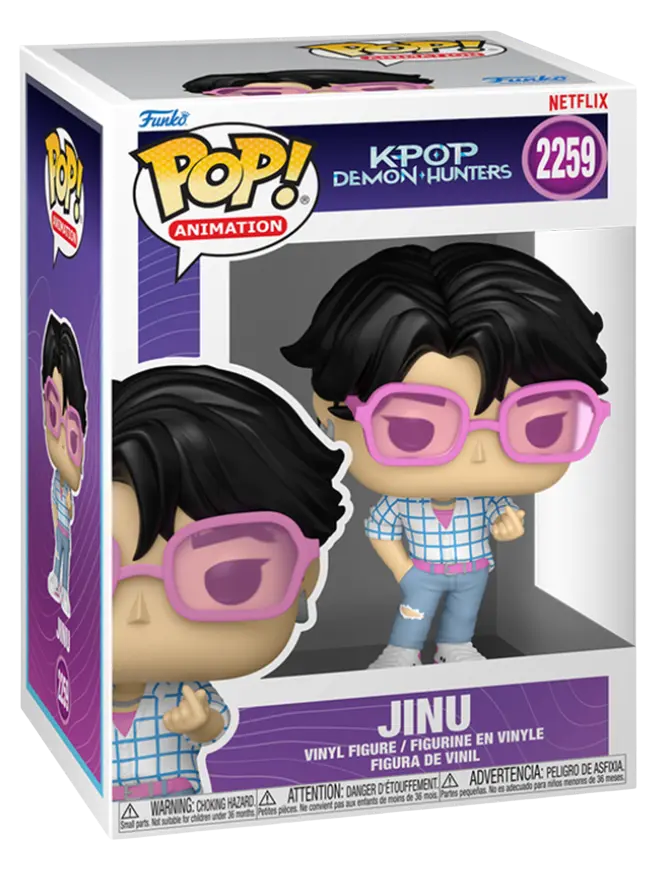 Обкладника "Фігурка Funko Pop K-Pop Demon hunters Джіну (W/CH)" Обкладинка "Фігурка Funko Pop K-Pop Demon hunters Джіну (W/CH)"