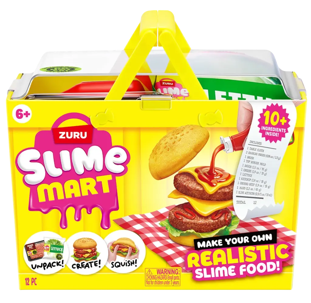 Обкладинка "Ігровий набір Slime Mart Shopping Basket Бургер"