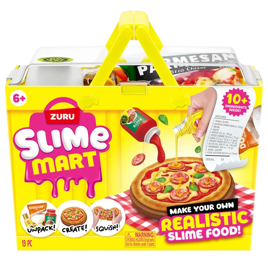 Обкладинка "Ігровий набір Slime Mart Shopping Basket Піца"