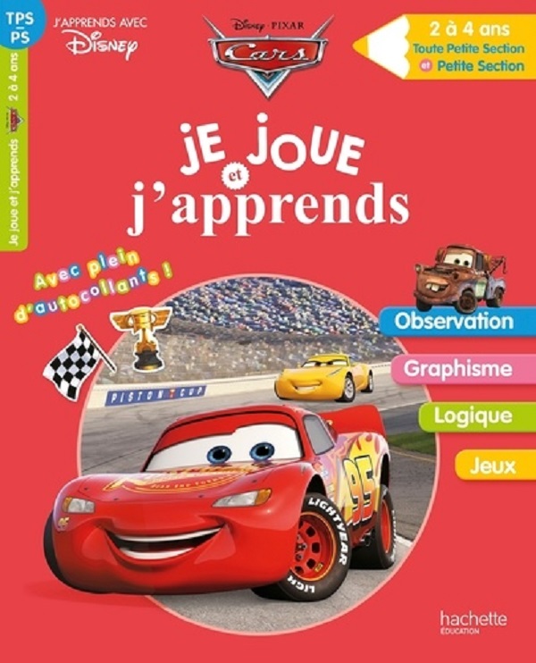 Je joue et j'apprends Cars TPS-PS