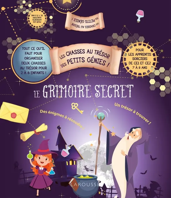 Обкладинка "Les chasses au trеsor des petits gеnies la magie"